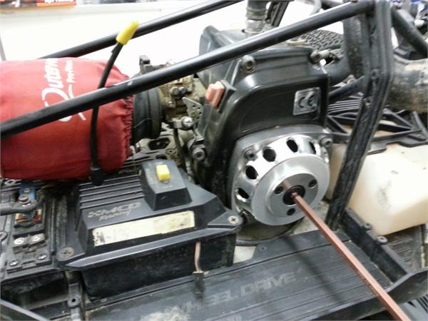 rc car with drill motor